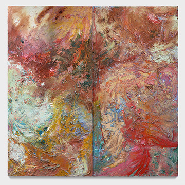 abstract painting titled Thira by Gabriel Mills